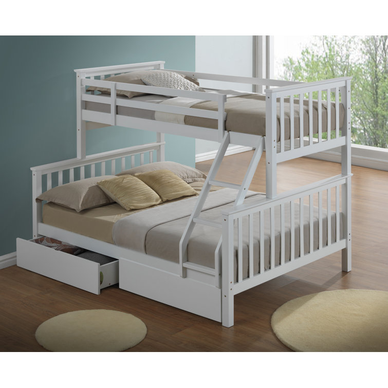Isabelle & Max Thomson Single (3') Solid Wood Triple Sleeper Bunk Bed